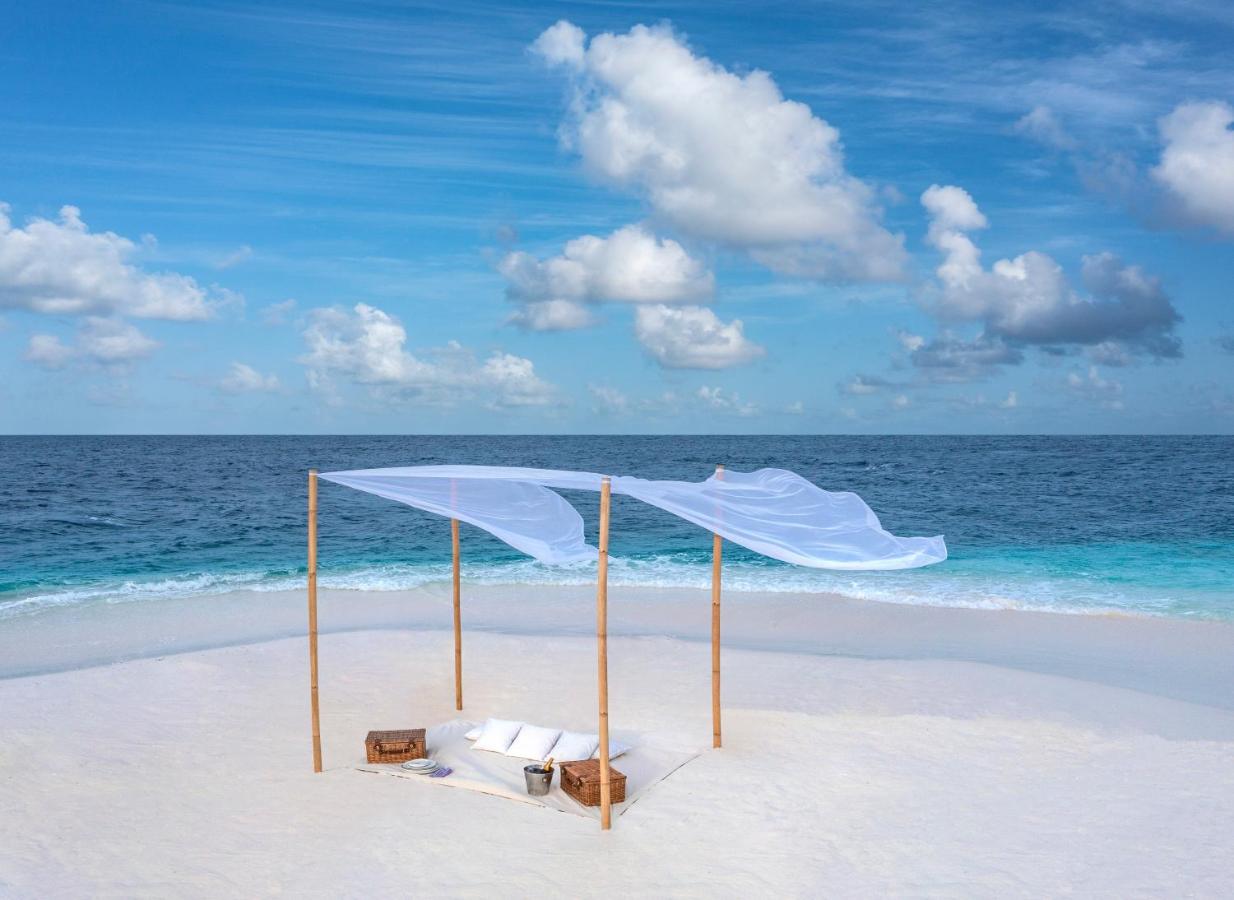 Anantara Kihavah Maldives Villas - praia, dossel no resort de luxo nas Ilhas Maldivas