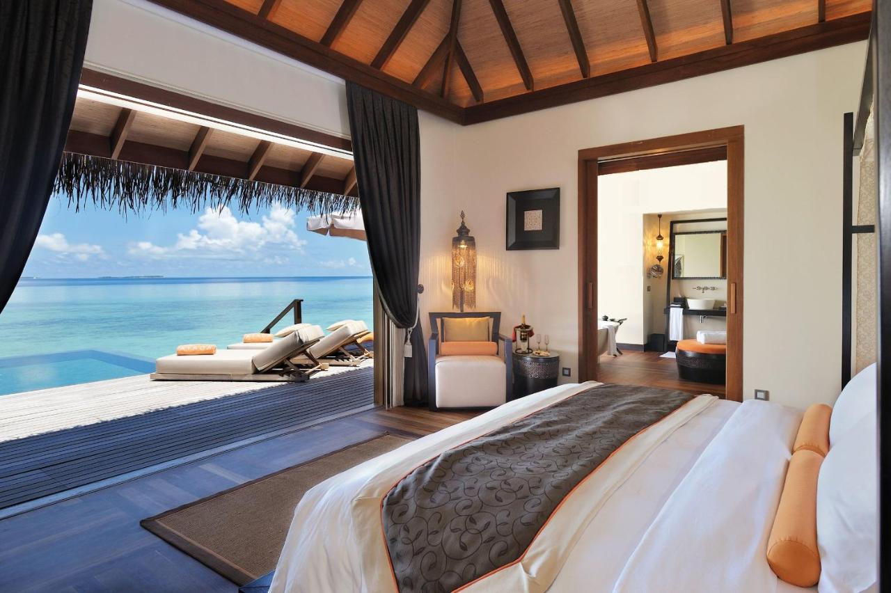 Ayada Maldives - luxuoso, vista para o mar no resort de luxo nas Ilhas Maldivas