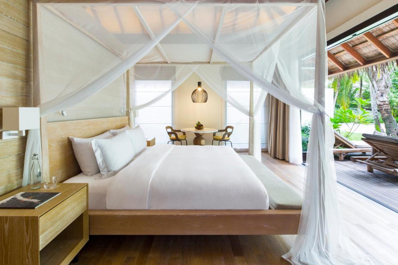 COMO Maalifushi - luxuoso, cama king-size no resort de luxo nas Ilhas Maldivas