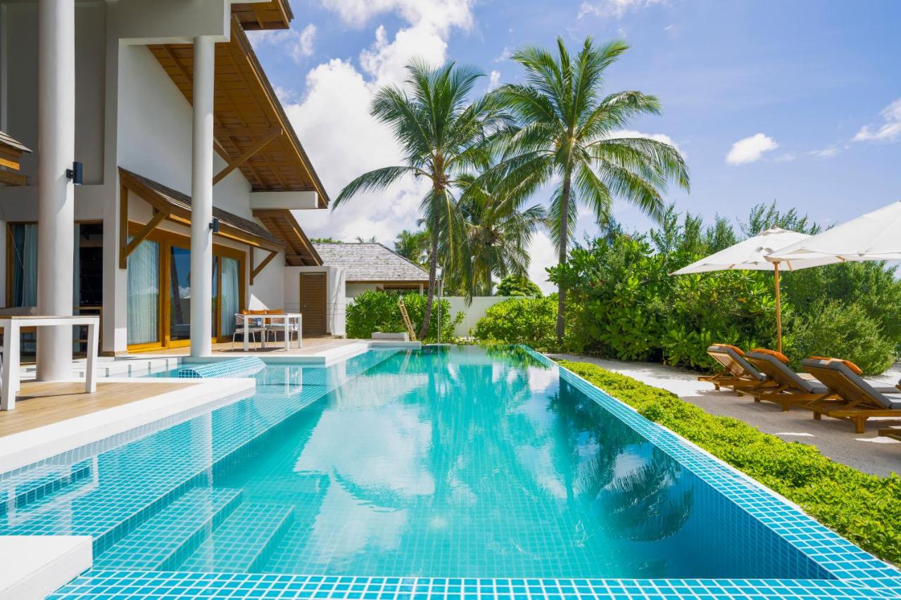 Emerald Faarufushi - piscina privativa, villa luxuosa no resort de luxo nas Ilhas Maldivas
