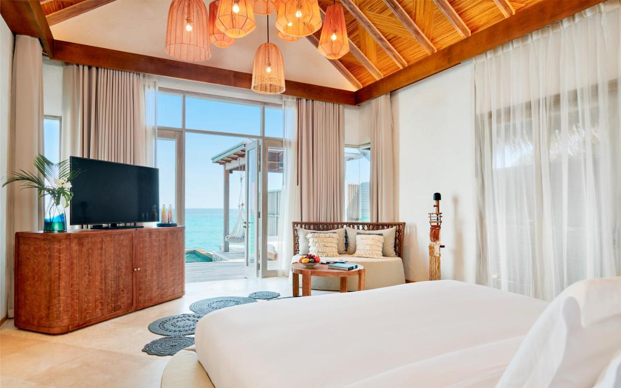 Fairmont Maldives Sirru Fen - luxuoso, vista para o mar no resort de luxo nas Ilhas Maldivas