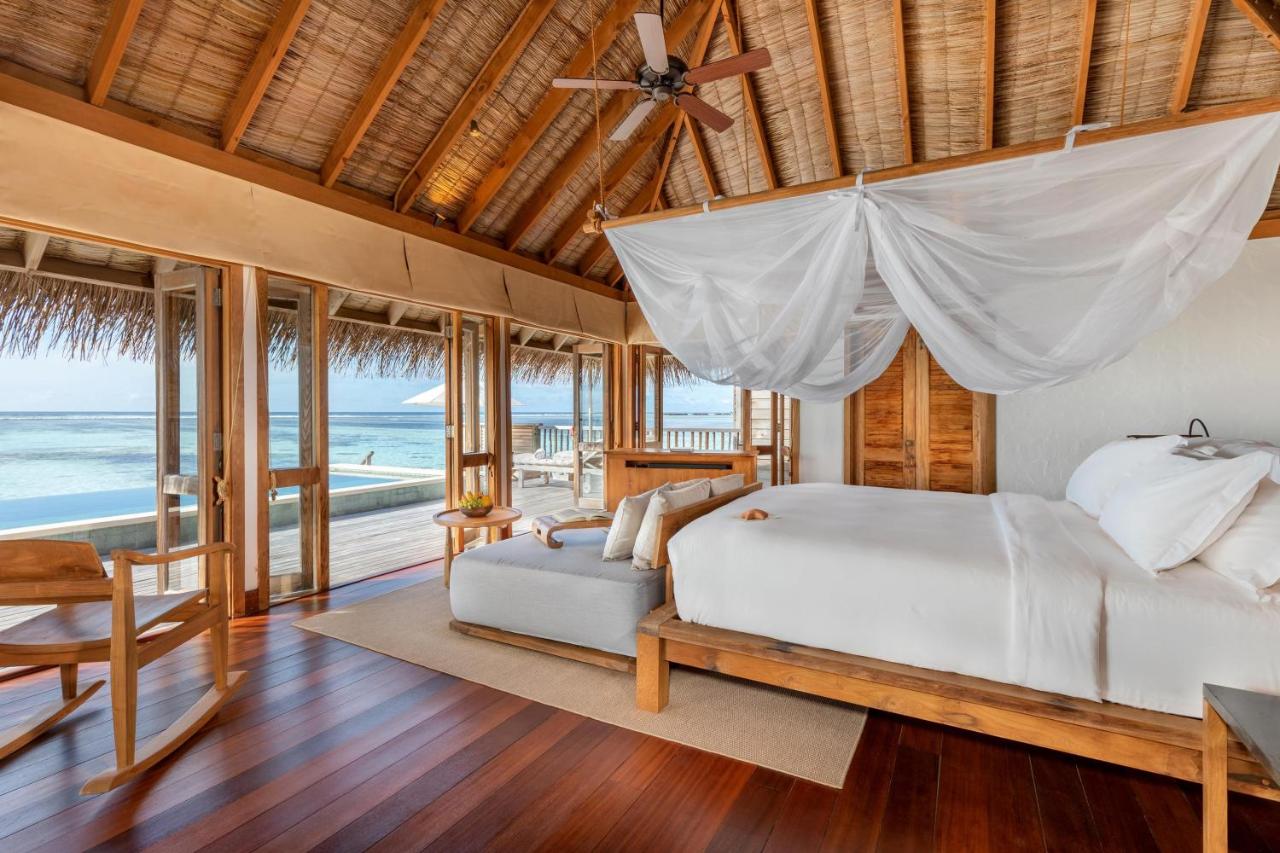 Gili Lankanfushi Maldives - luxuoso, vista para o mar no resort de luxo nas Ilhas Maldivas