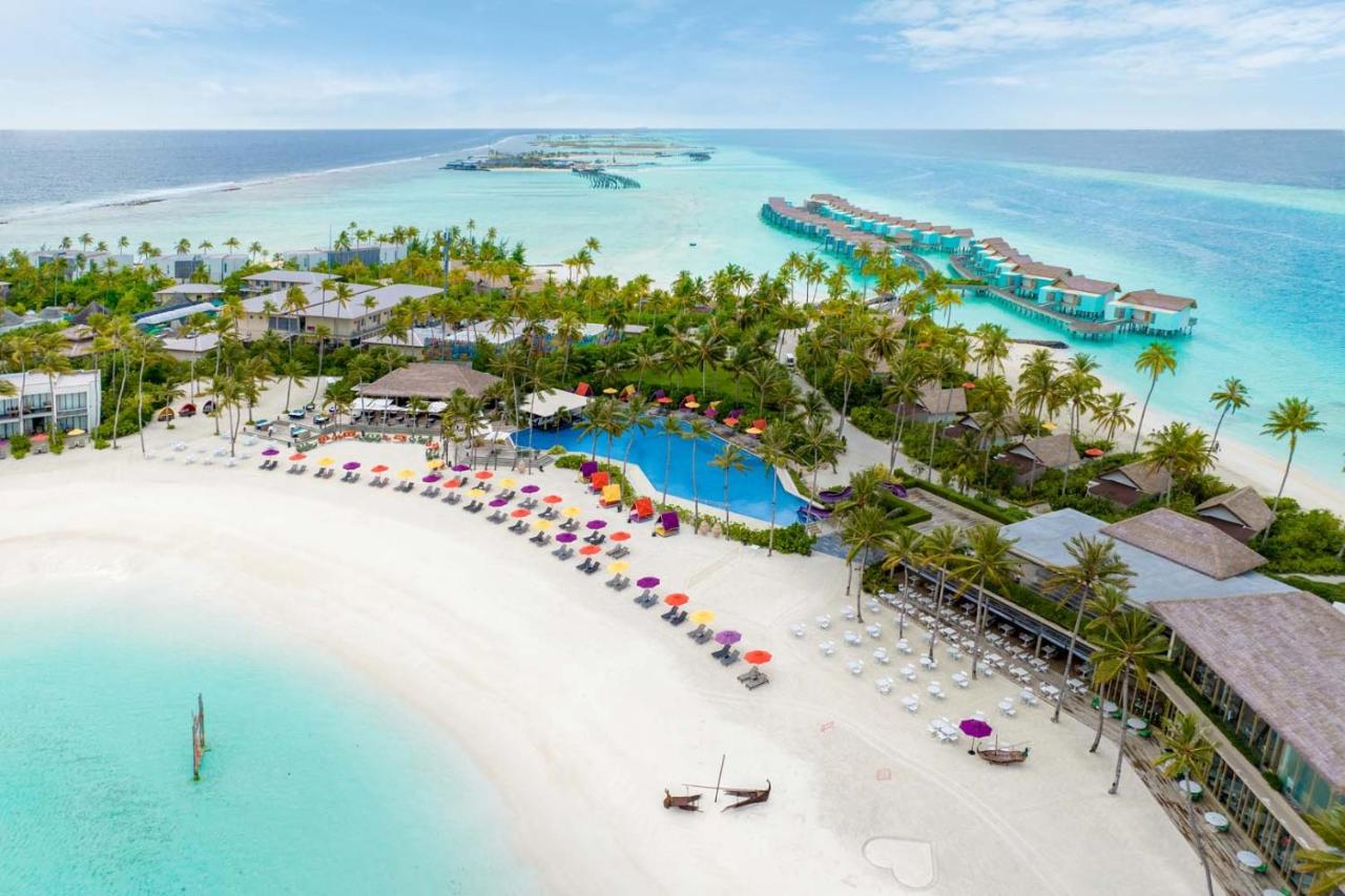 Hard Rock Hotel Maldives - Maldivas, praia no resort de luxo nas Ilhas Maldivas