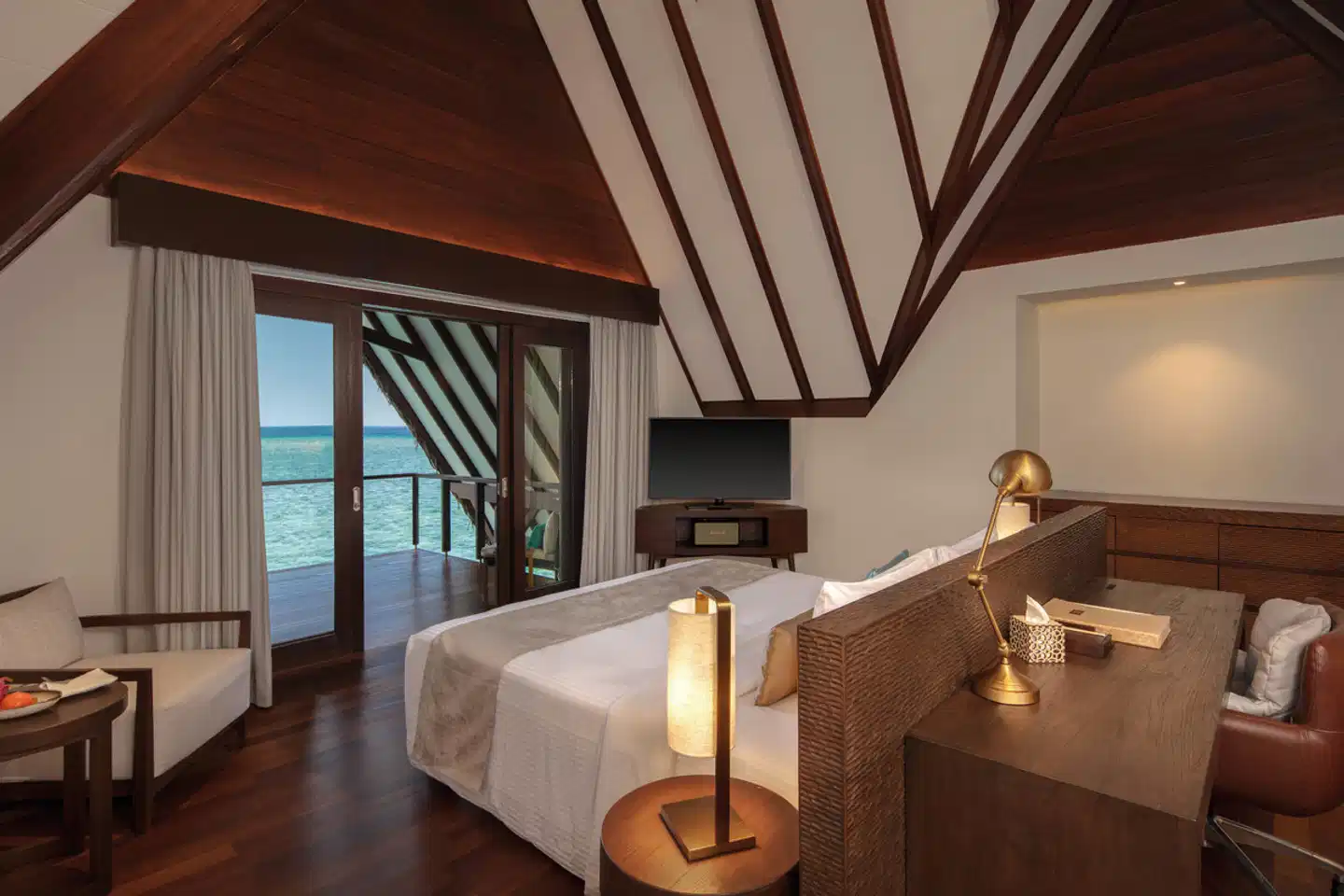 Heritance Aarah Maldives - luxuoso, vista para o mar no resort de luxo nas Ilhas Maldivas