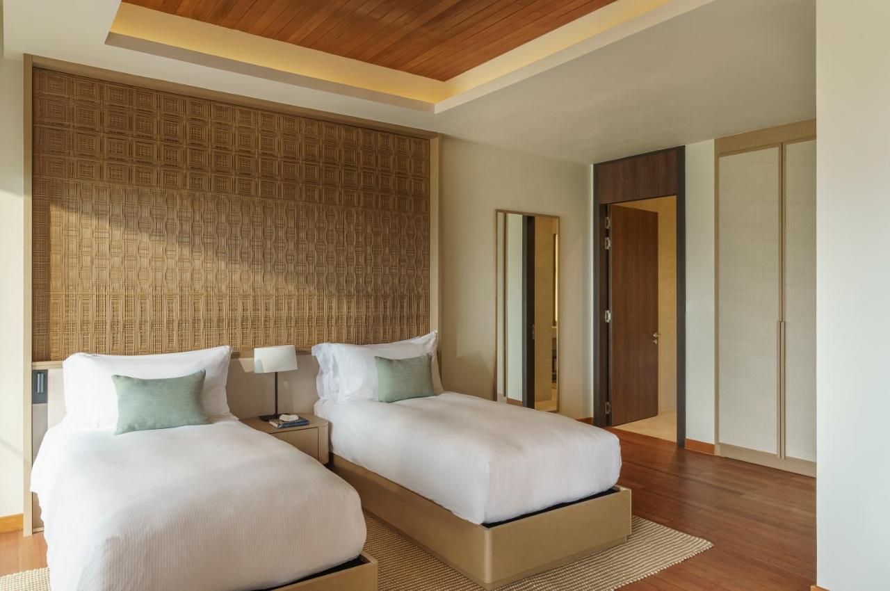 Huvafen Fushi - camas de solteiro, design moderno no resort de luxo nas Ilhas Maldivas