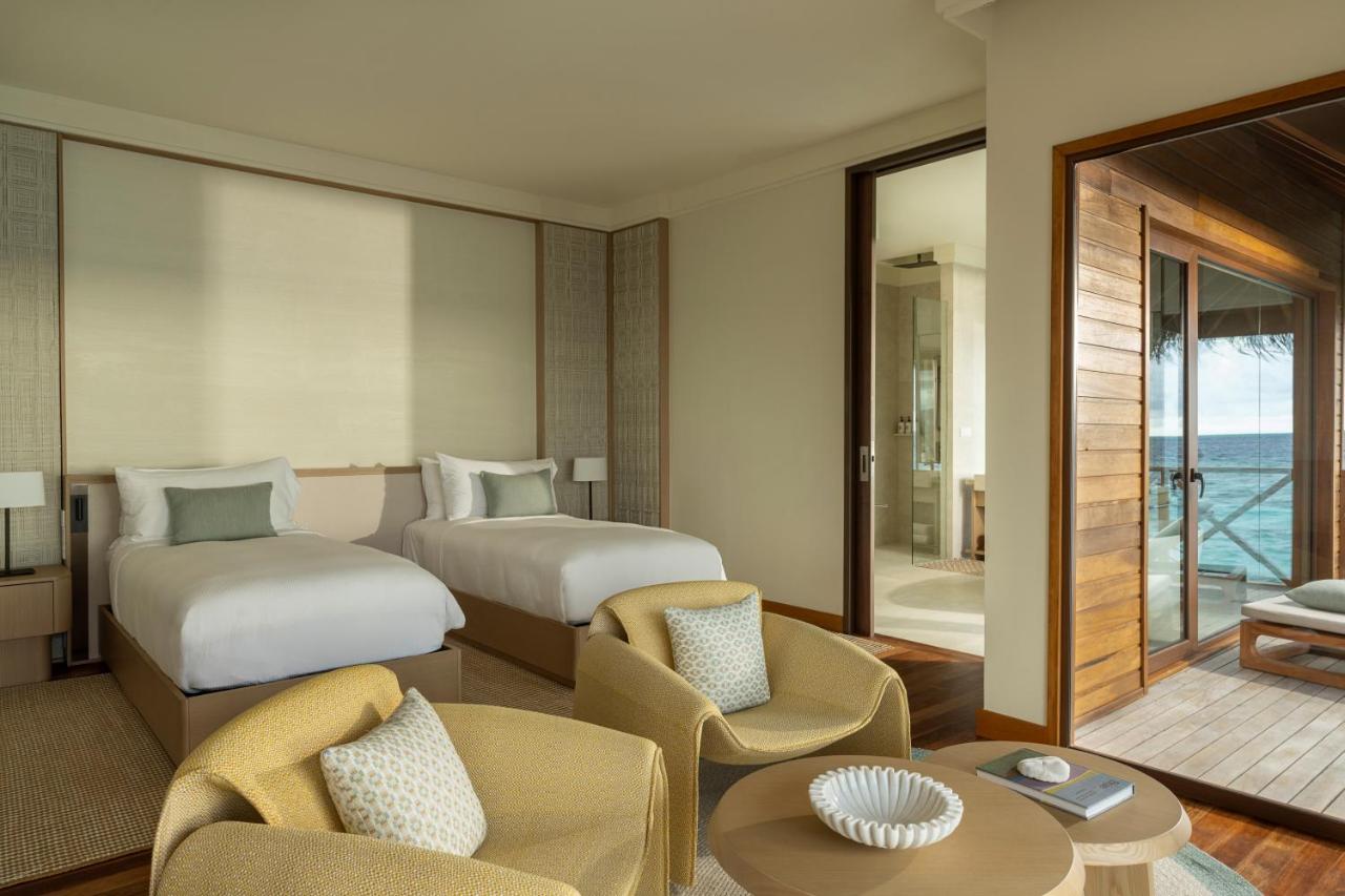 Huvafen Fushi - luxuoso, sobre a água no resort de luxo nas Ilhas Maldivas