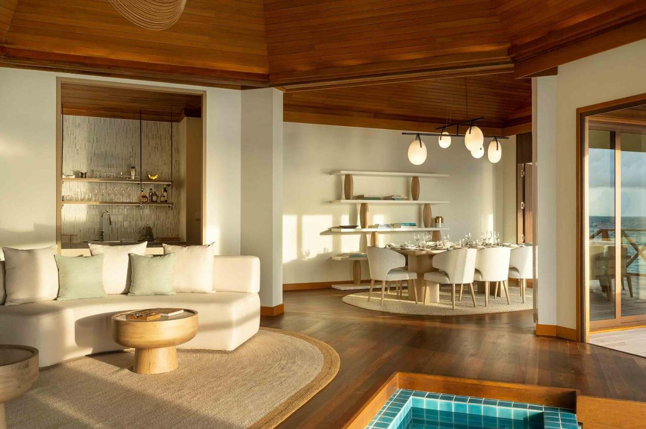 Huvafen Fushi - luxuoso, em conceito aberto no resort de luxo nas Ilhas Maldivas