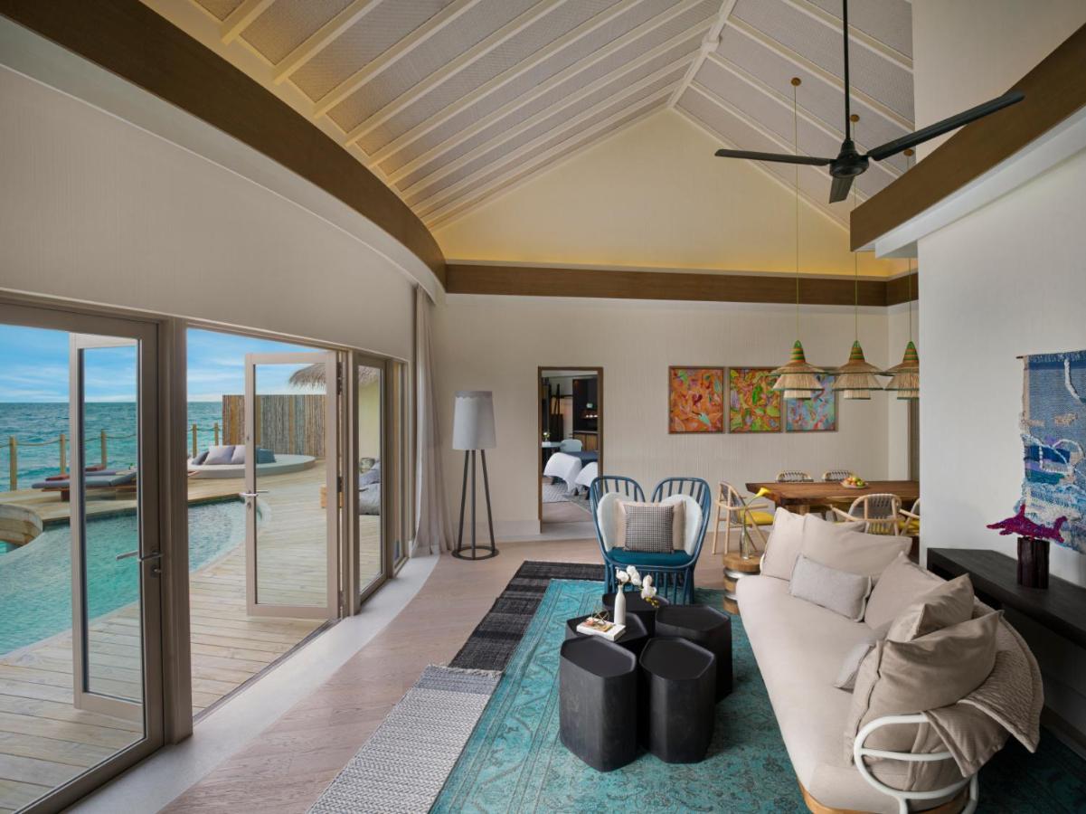 InterContinental Maldives - luxuoso, decoração moderna no resort de luxo nas Ilhas Maldivas