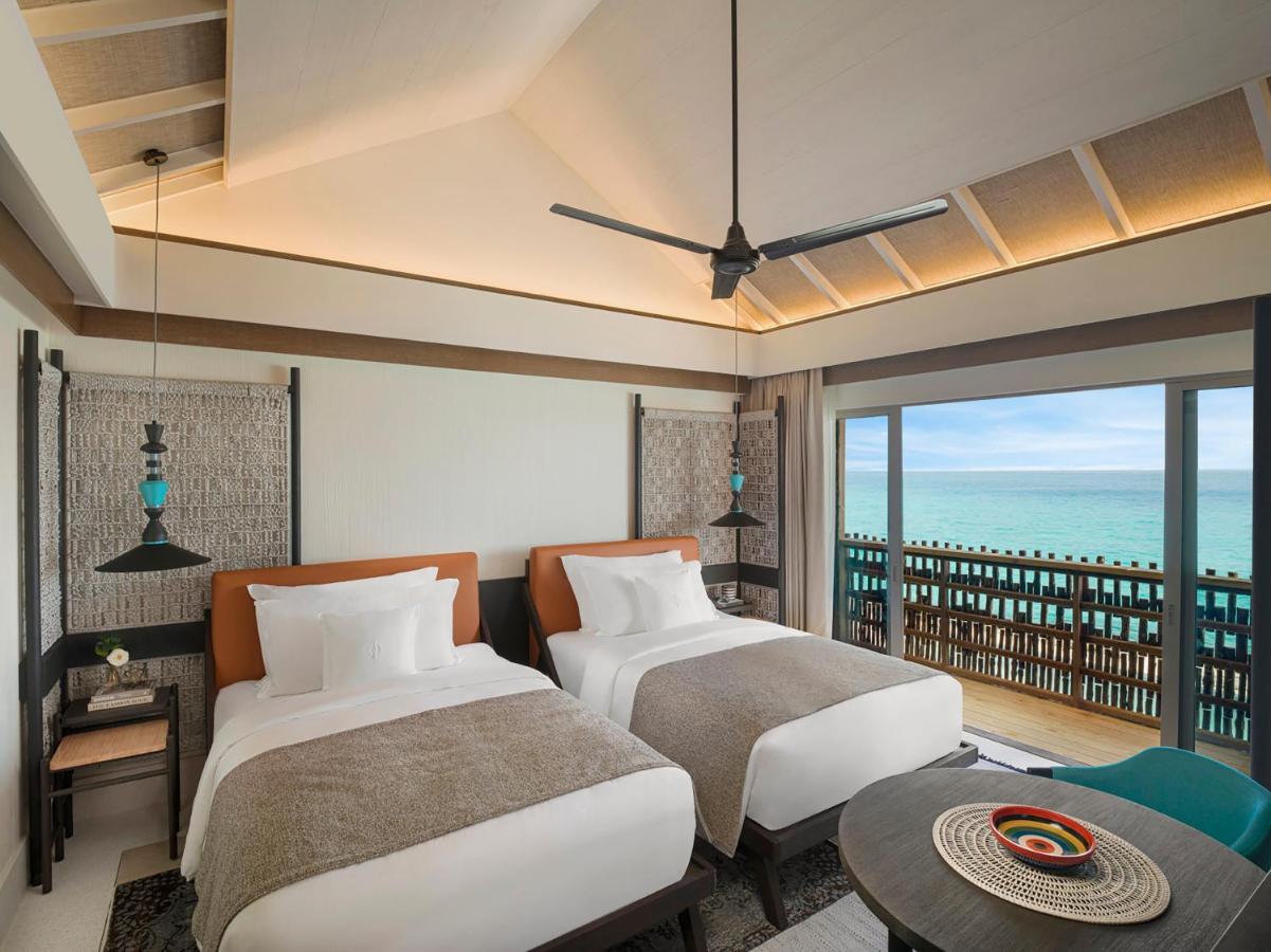 InterContinental Maldives - vista para o mar, decoração moderna no resort de luxo nas Ilhas Maldivas