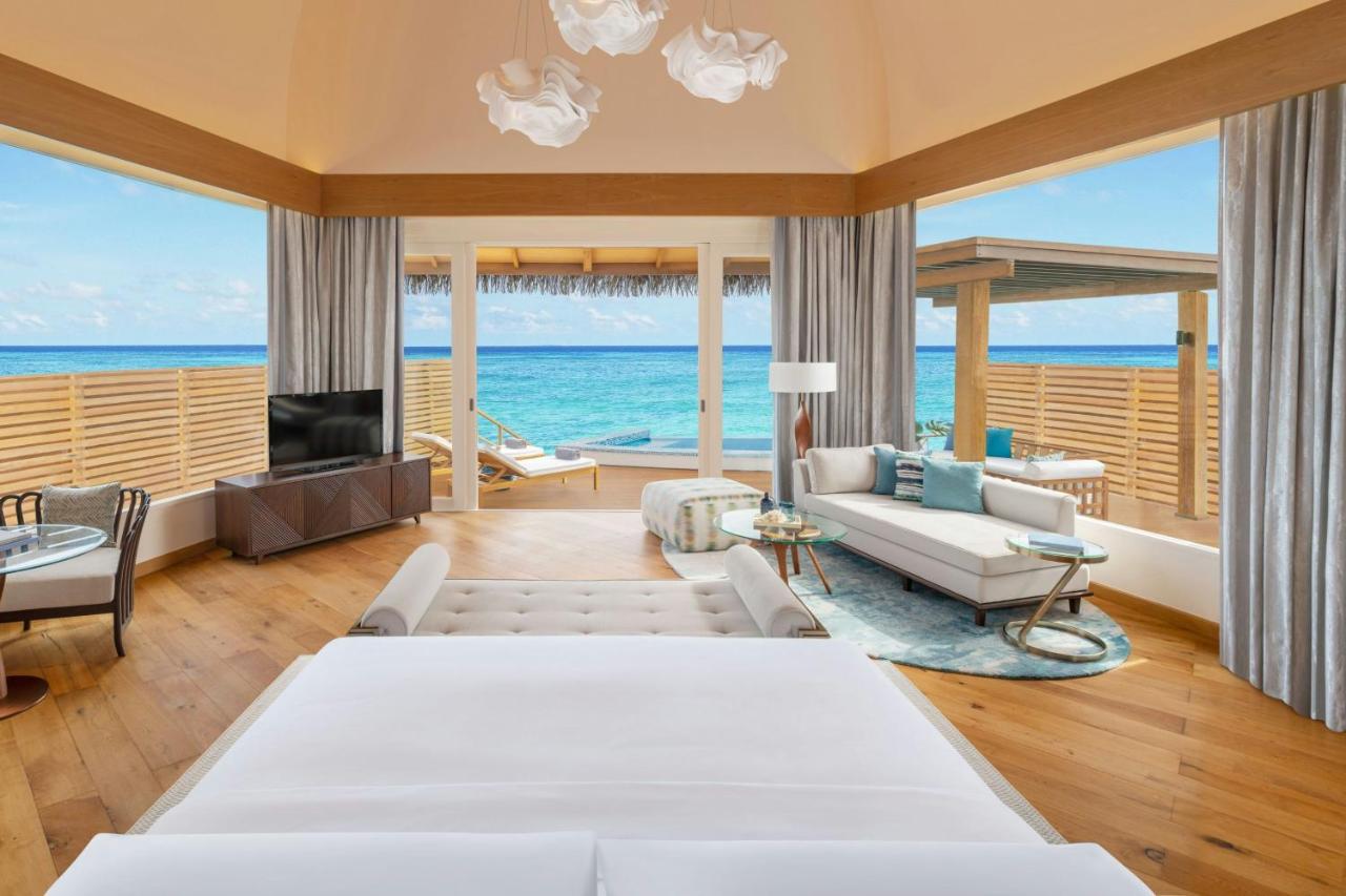 JW Marriott Maldives - luxuoso, vista para o mar no resort de luxo nas Ilhas Maldivas