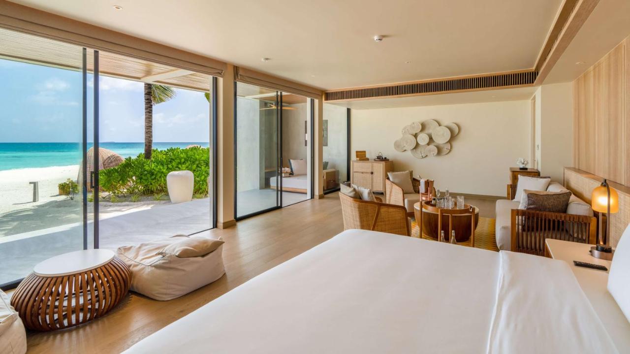 Kuda Villingili Resort Maldives - luxo, vista para o mar no resort de luxo nas Ilhas Maldivas