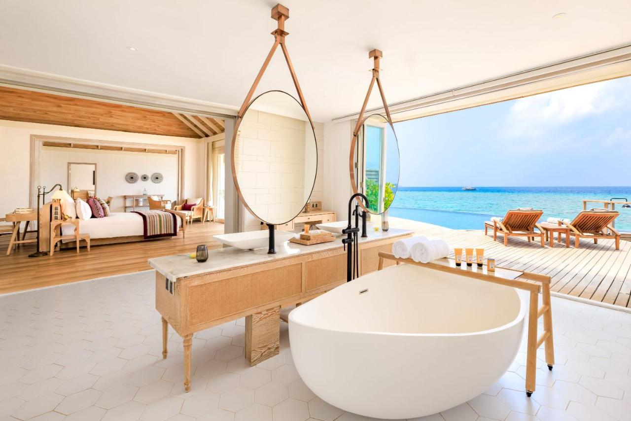 Milaidhoo Island Maldives - luxuoso, vista para o mar no resort de luxo nas Ilhas Maldivas