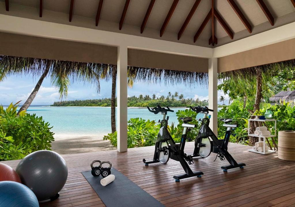 Niyama Private Islands Maldives - fitness, bicicletas estacionárias no resort de luxo nas Ilhas Maldivas