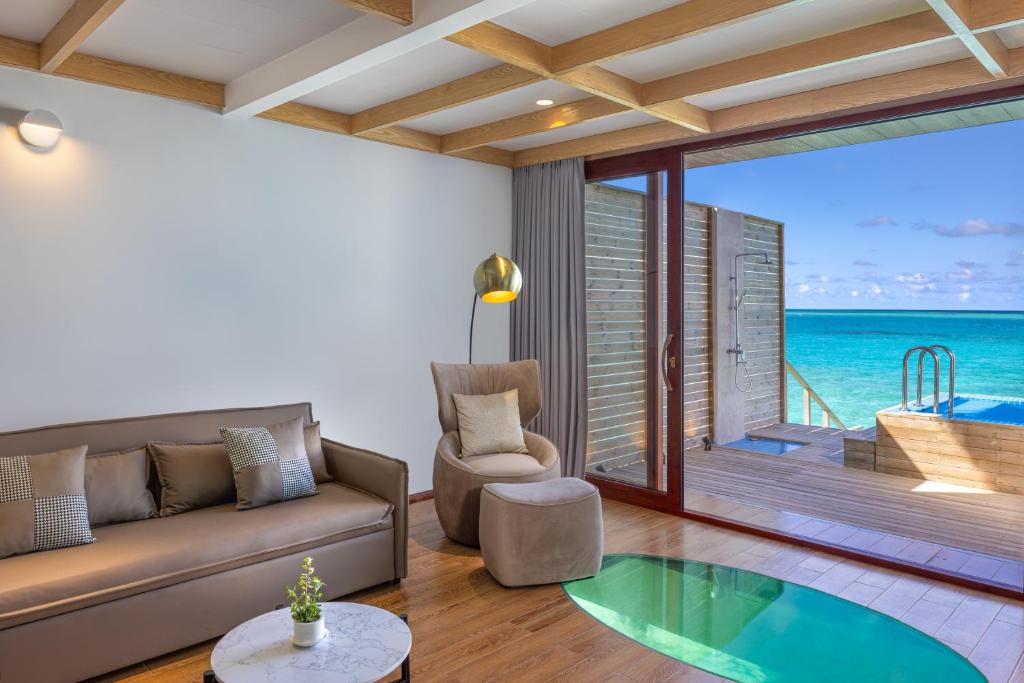 NOOE Maldives Kunaavashi - luxo, moderno no resort de luxo nas Ilhas Maldivas