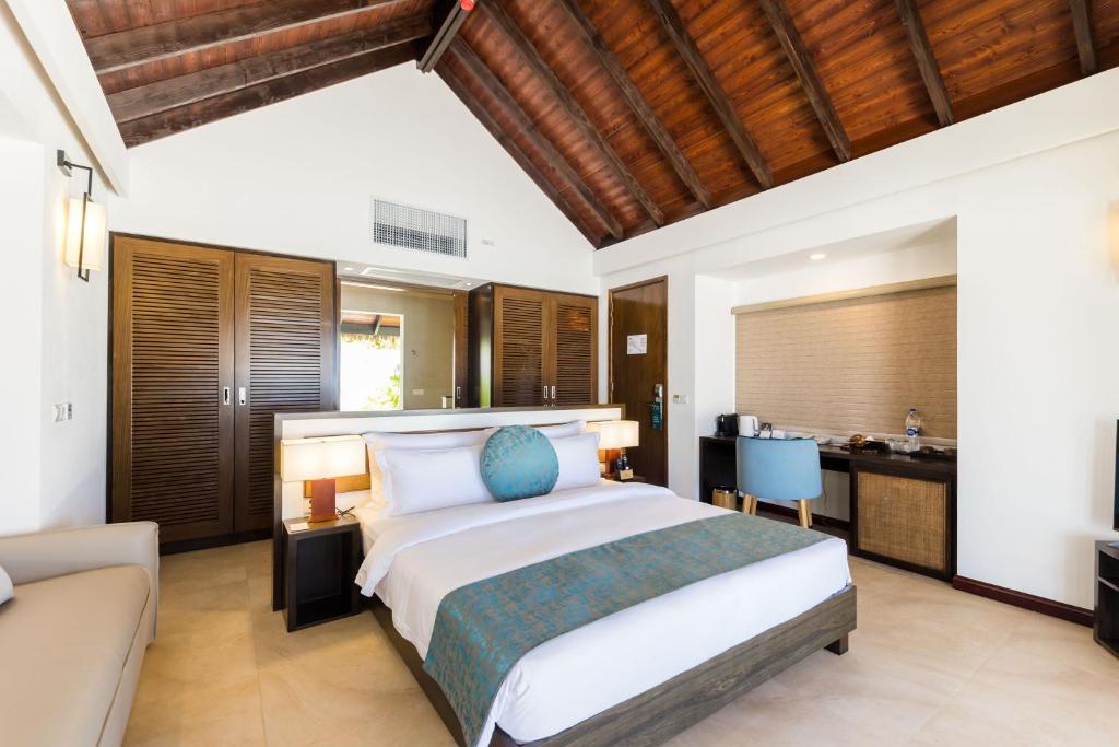 NOOE Maldives Kunaavashi - luxuoso, cama king-size no resort de luxo nas Ilhas Maldivas