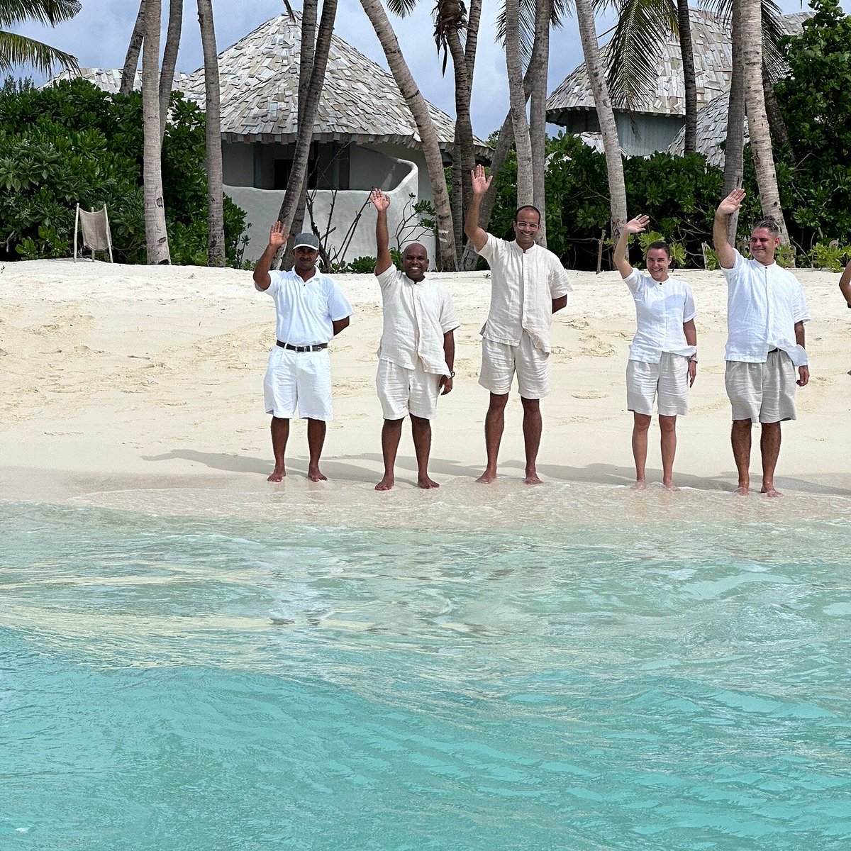 Soneva Secret - praia, tropical no resort de luxo nas Ilhas Maldivas