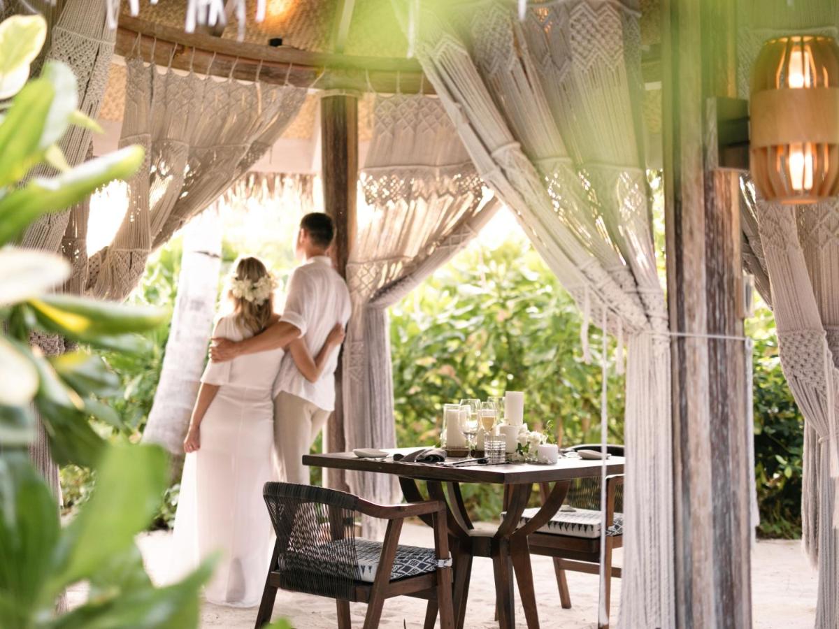The Nautilus Maldives - romântico, pavilhão ao ar livre no resort de luxo nas Ilhas Maldivas