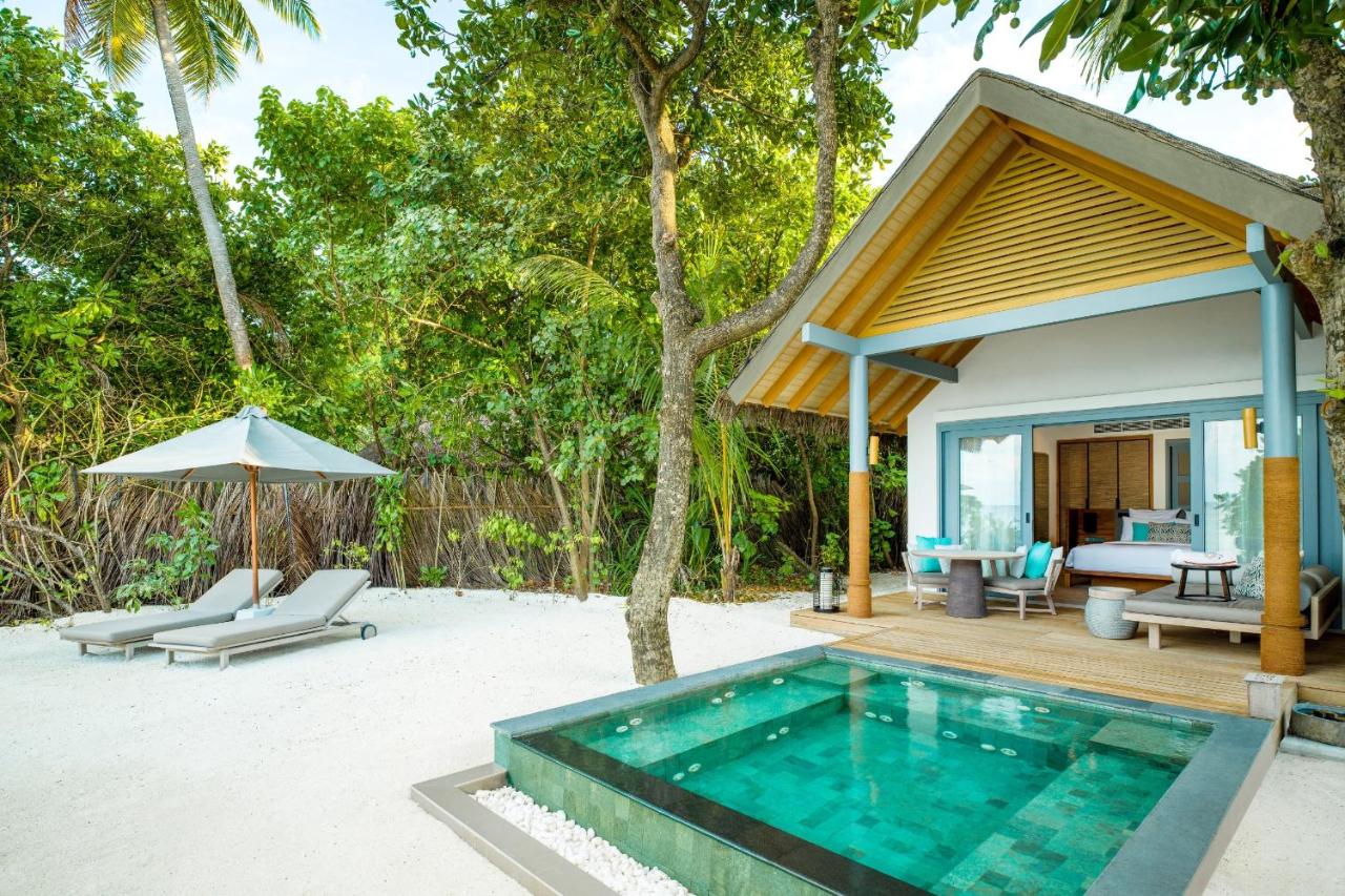 Vakkaru Maldives - piscina privativa, villa luxuosa no resort de luxo nas Ilhas Maldivas