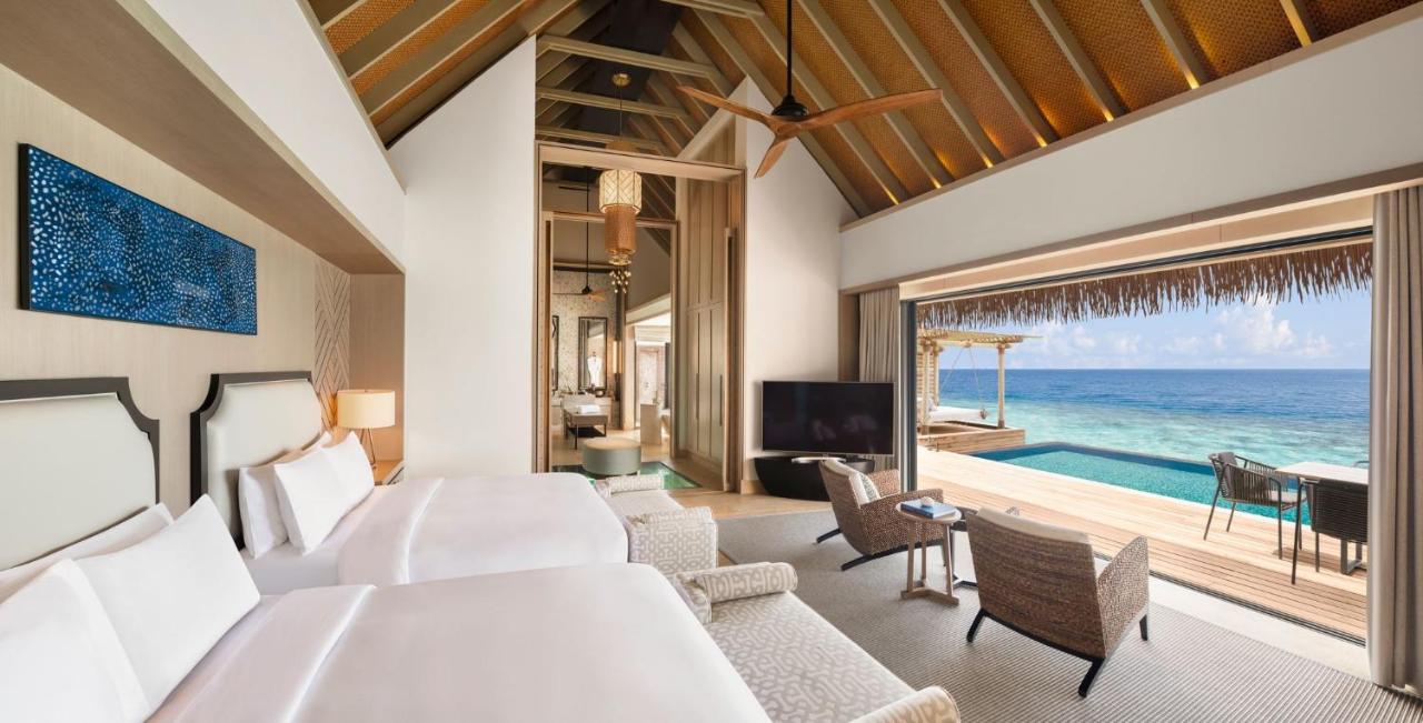Waldorf Astoria Maldives Ithaafushi - luxuoso, vista para o mar no resort de luxo nas Ilhas Maldivas